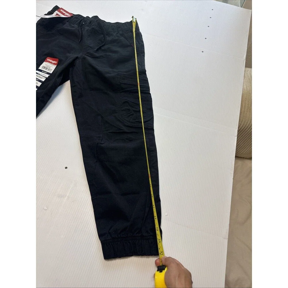 Wrangler Boys Five Star Gamer Cargo Jogger Pants Black NWT Size 10 Slim